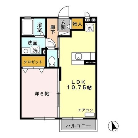 河原田駅 徒歩20分 2階の物件間取画像